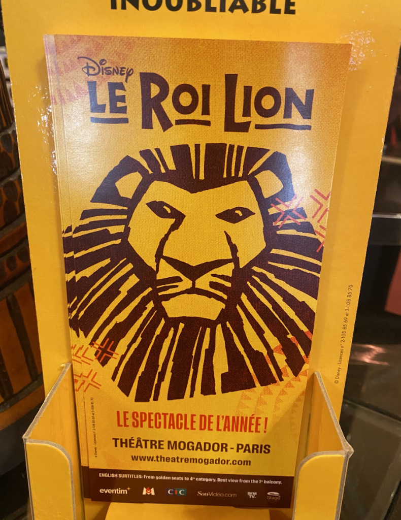affiche du roi lion