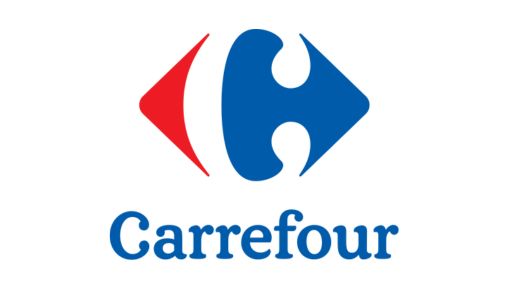 Logo Carrefour collaboration avec Ekoo pour les avis clients audio